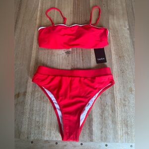 5/$25 NWT Yacun Red Bikini Set